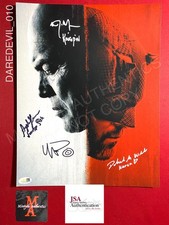 Daredevil cast signed 11x14 photo Vincent D'Onofrio Wilson Bethel Zurer Woll JSA