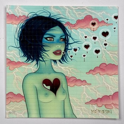 Tara McPherson ''Storm Queen'' SOLD OUT  Blotter Print Signed & Numbered PROOF COA