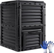 Large Garden Compost Bin 80 Gallon Outdoor Composter Bin from