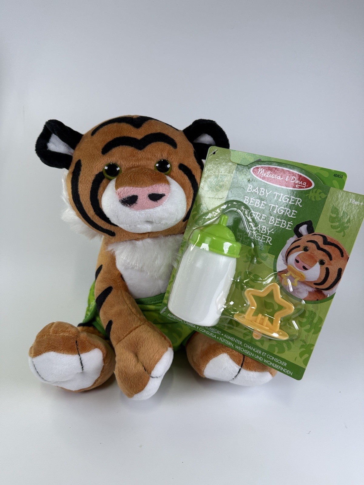 Melissa & Doug Baby Tiger Plush Cuddly Toy