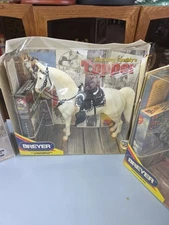 Breyer Retired Lot Topper, Lone Ranger, Buttermilk And Cisco Kid All With Tapes
