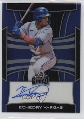 2025 Leaf Metal Blue Prismatic 17/25 Echedry Vargas #BA-EV1 Auto 2y0
