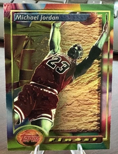 MICHAEL JORDAN 1993-94 TOPPS FINEST BASKETBALL BULLS (387)