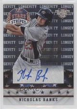2015 Stars and Stripes Longevity Signatures 239/299 Nick Banks Nicholas Auto pi4