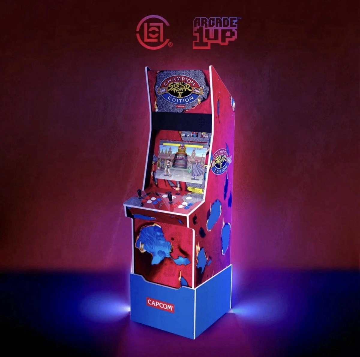 RARE NIB Arcade1UP x CLOT Street Fighter II Champion Edition Big