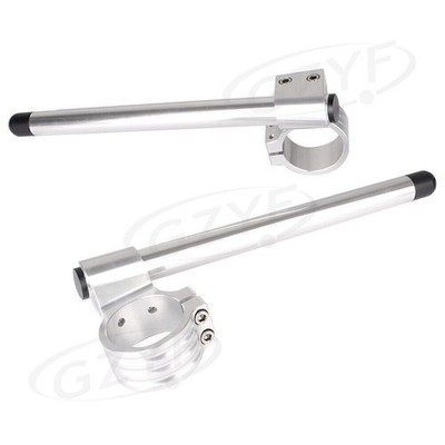 43mm Lenker Lenkerrohr Stummellenker Für Honda CBR600F4 / F4i 1999-2006 Silber