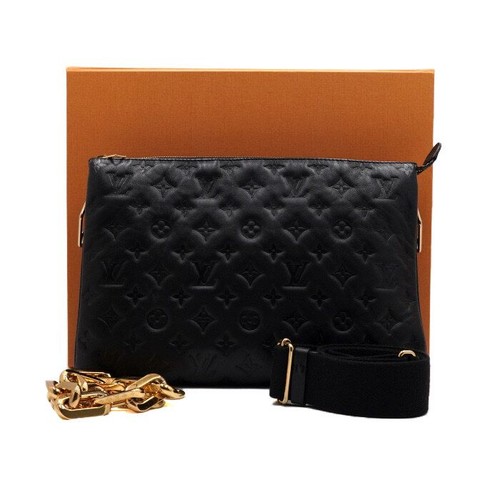 Louis Vuitton Coussin MM Black Chain Shoulder Bag and Crossbody 156760354 [U]
