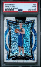 2024 PANINI SELECT WHITE SPARKLE #89 NIKOLA TOPIC PSA 9