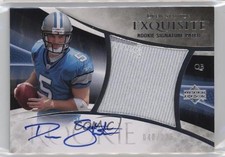 2007 Exquisite Collection Rookie Signature /225 Drew Stanton #122 Patch Auto 6s6