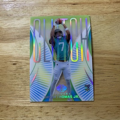 2024 Panini Illusions Brian Thomas Jr. Clutch Rainbow #6 Acetate Insert RC SP 