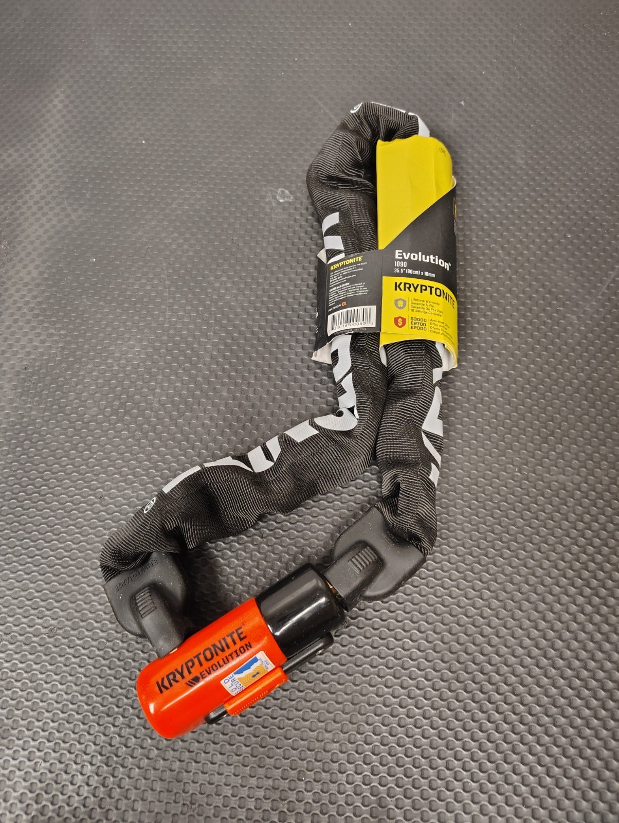 Kryptonite 1090 Evolution Series 4 Chain Lock: 3' (90cm)