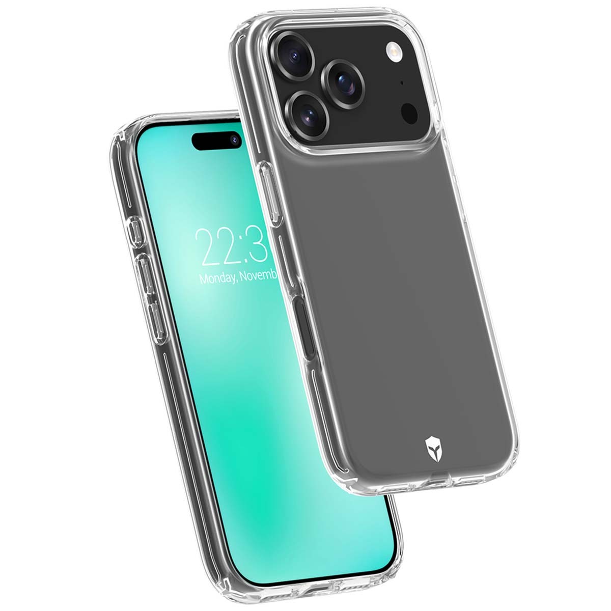 Coque antichoc iPhone 17 Pro Feel protection 2m en silicone blindé noir