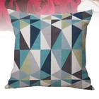  Linen Cushion Covers Decorative Throw Pillows Cases Geometric Pattern