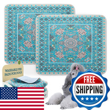 Homimp Washable Pee Pads For Dogs 2 Pack Reusable Puppy Pads Waterproof