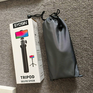 SYOSIN Foldable Tripod Selfie Stick Ball Head for Smartphone Phone Holder Bag