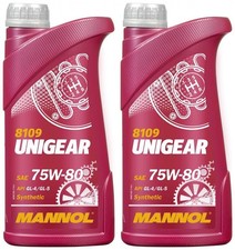 2l Mannol 8109 UNIGEAR 75W-80 Getriebeöl 2x1...