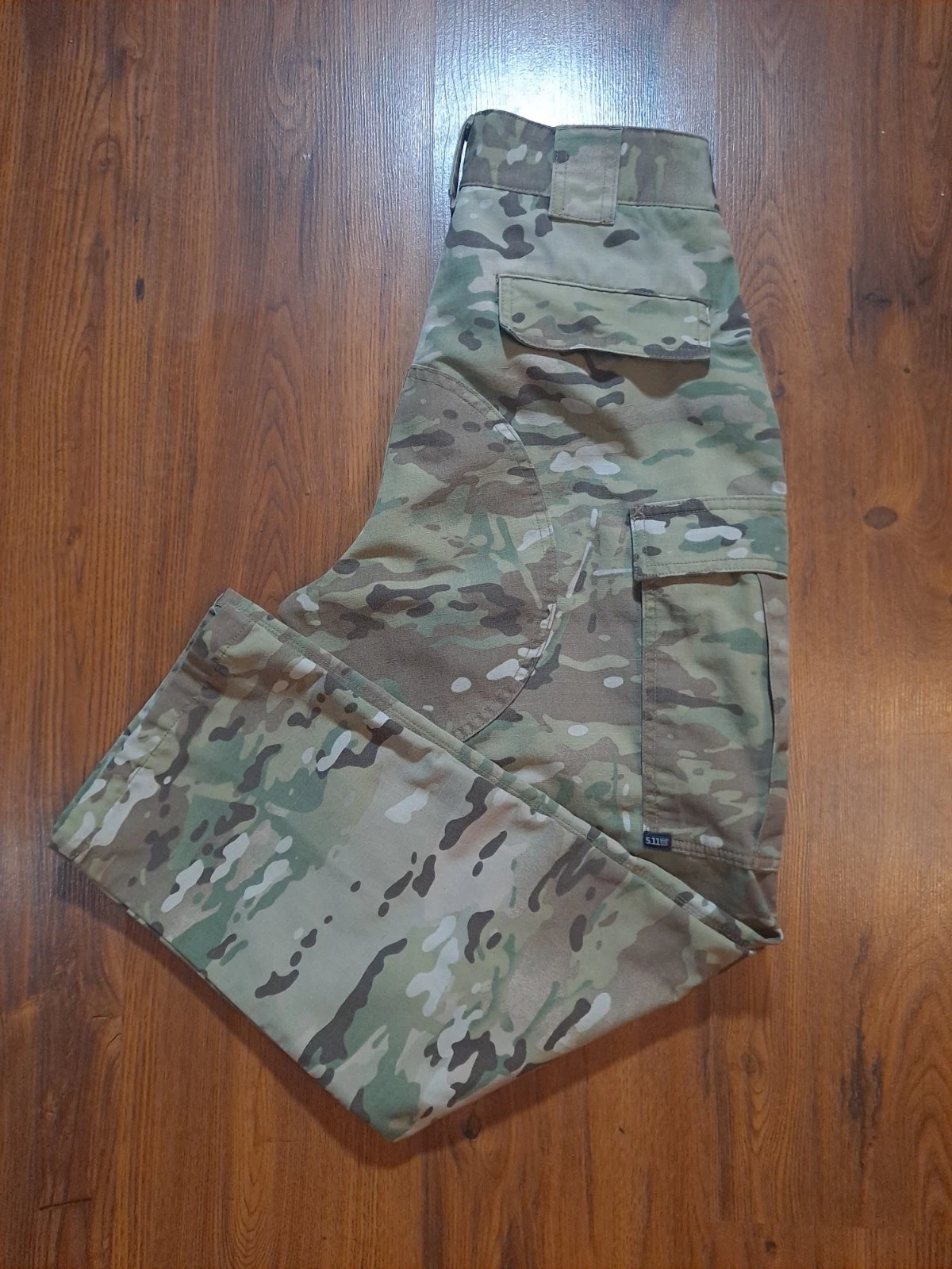 5.11 Tactical Camo Ripstop Cargo Pants Mens Size 31.5-35 Medium
