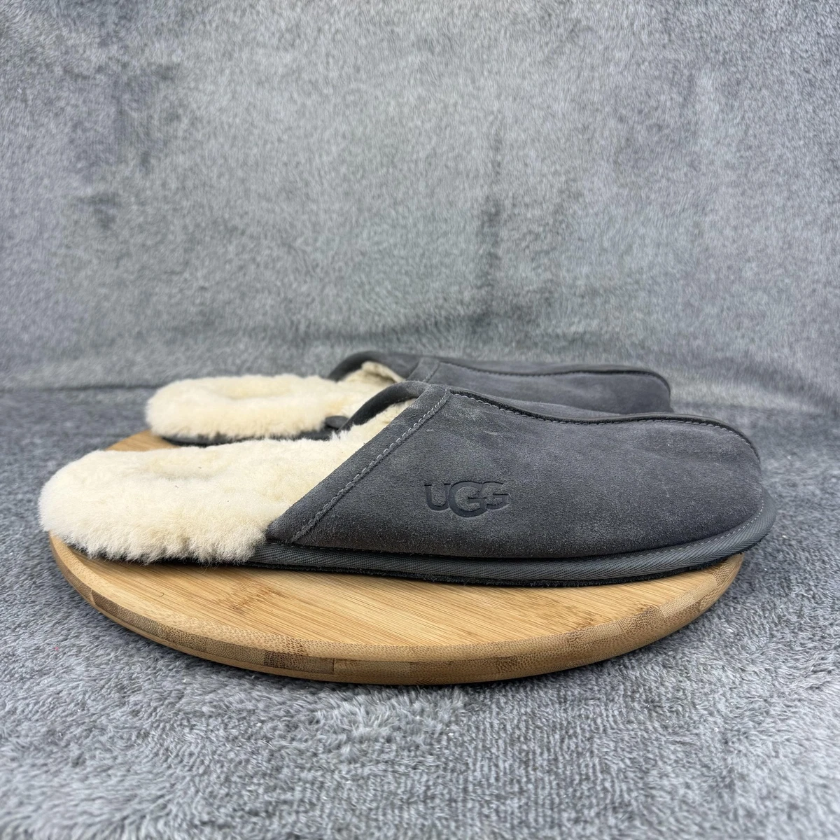 UGG Gray Slippers for Men 13 US Shoe for sale | eBay display picture 2