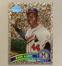 2011 Topps Update - Hank Aaron - Legends Variation - Platinum Diamond HOF #US10