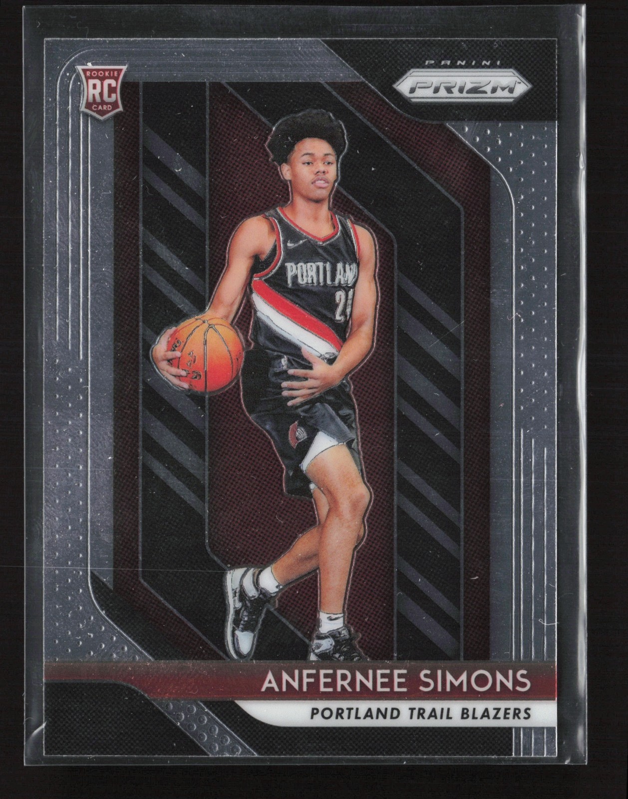 2018-19 Panini Prizm Anfernee Simons Portland Trail Blazers #61 RC