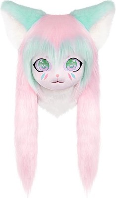 Fursuit Furry Costume Doll Cat Katzenmaske Kostüm