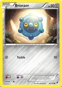 Bronzor 60/119 XY - Phantom Forces Pokemon 005243