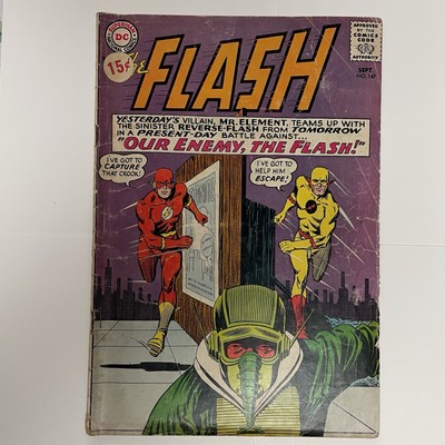 The Flash #147  Our Enemy the Flash  DC Comics September 1964 SILVER Age Vintage