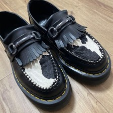  Excellent Condition Dr. Martens Adrian Snuffle Platform Shoes, UK Size 4, Cowh