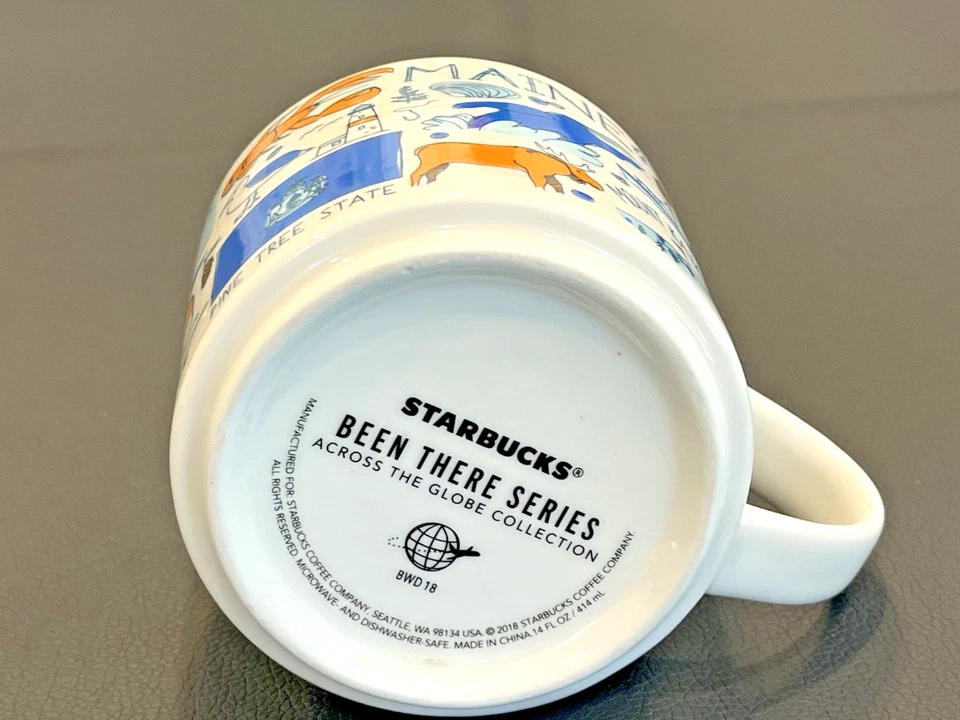 Starbucks Maine Been There Series Ceramic Coffee Mug Cup 14 oz 2022 - Image 4 of 4