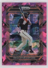 2023 Panini Prizm Pink Ice Prizm Reggie Crawford #174 16tx