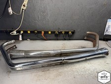 1969-1976 Honda Cb750 Cb750k Aftermarket 4 Into 2 Exhaust Pipes 1532.aed