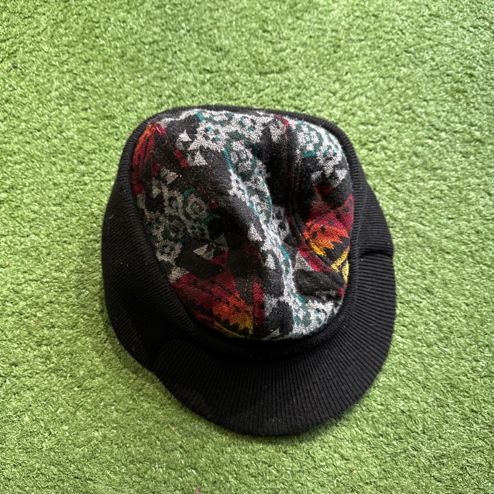 PENDLETON Small Aztec Wool Cap Hat Beanie Warm Wi… - image 3