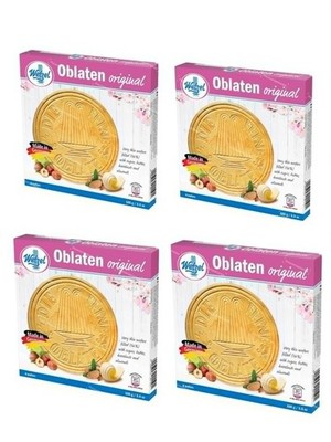 VALUE 4Box For $40 Wetzel Original Oblaten with Sugar Hazelnut Almond Filling