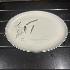 Denby Greenwheat oval plate platter server 32cm VGC 