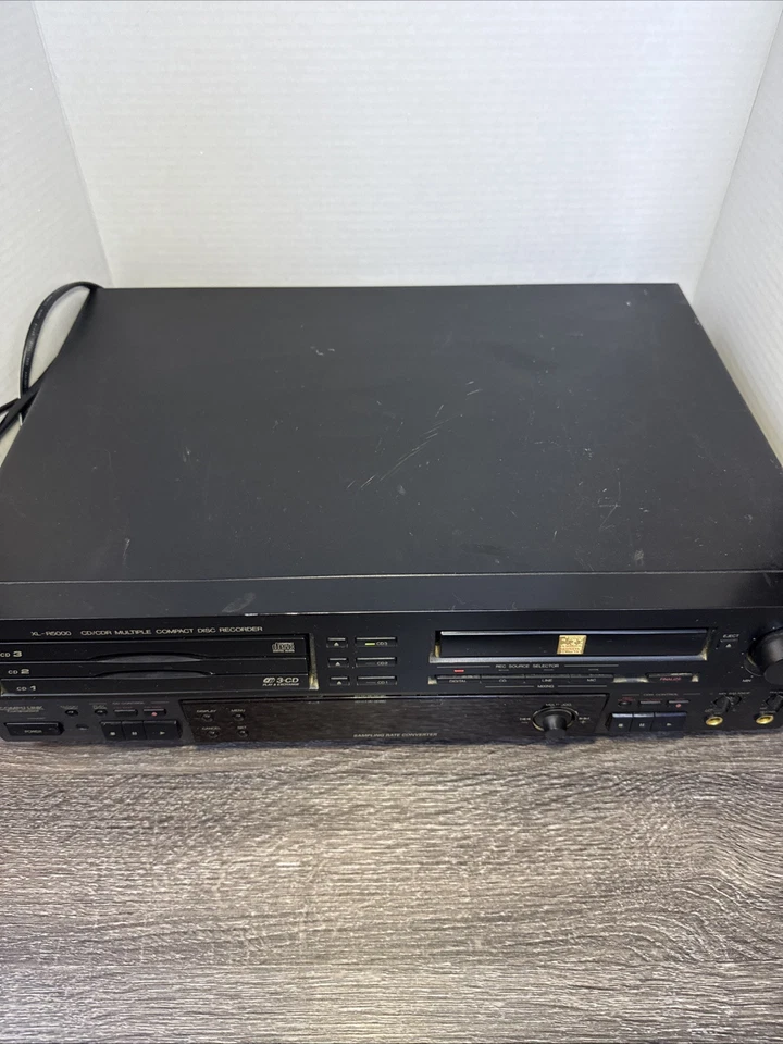 JVC XL-R5000 3-CD Changer + CD-R/RW Compact Disc Recorder CD-R Broken PARTS ONLY - Image 4 of 4