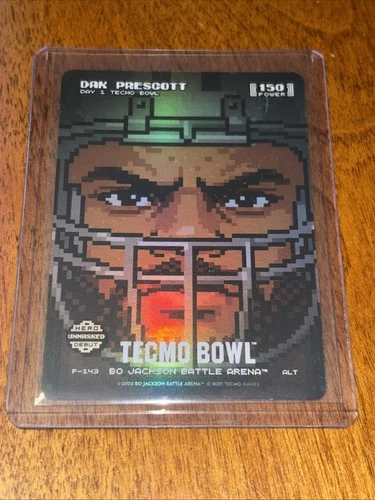 Bo Jackson Battle Arena Tecmo Dak Prescott Pixel Promo Alt BattleFoil