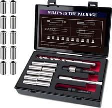 M11X1.5 Metric Thread Repair Kit with Insert HSS Drill, Tap, Counterbore, Instal