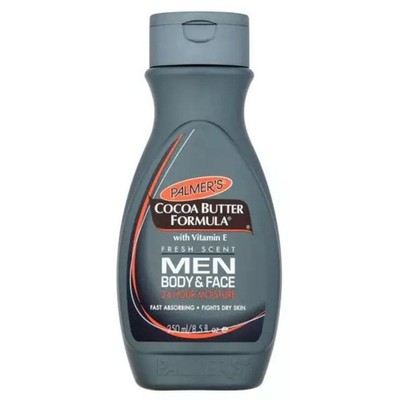 Palmer's Kakaobutter Formel Herren Körper & Gesicht Lotion Vitamin E 250ml