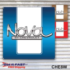 Chevy Nova Banner Sign Wall Art
