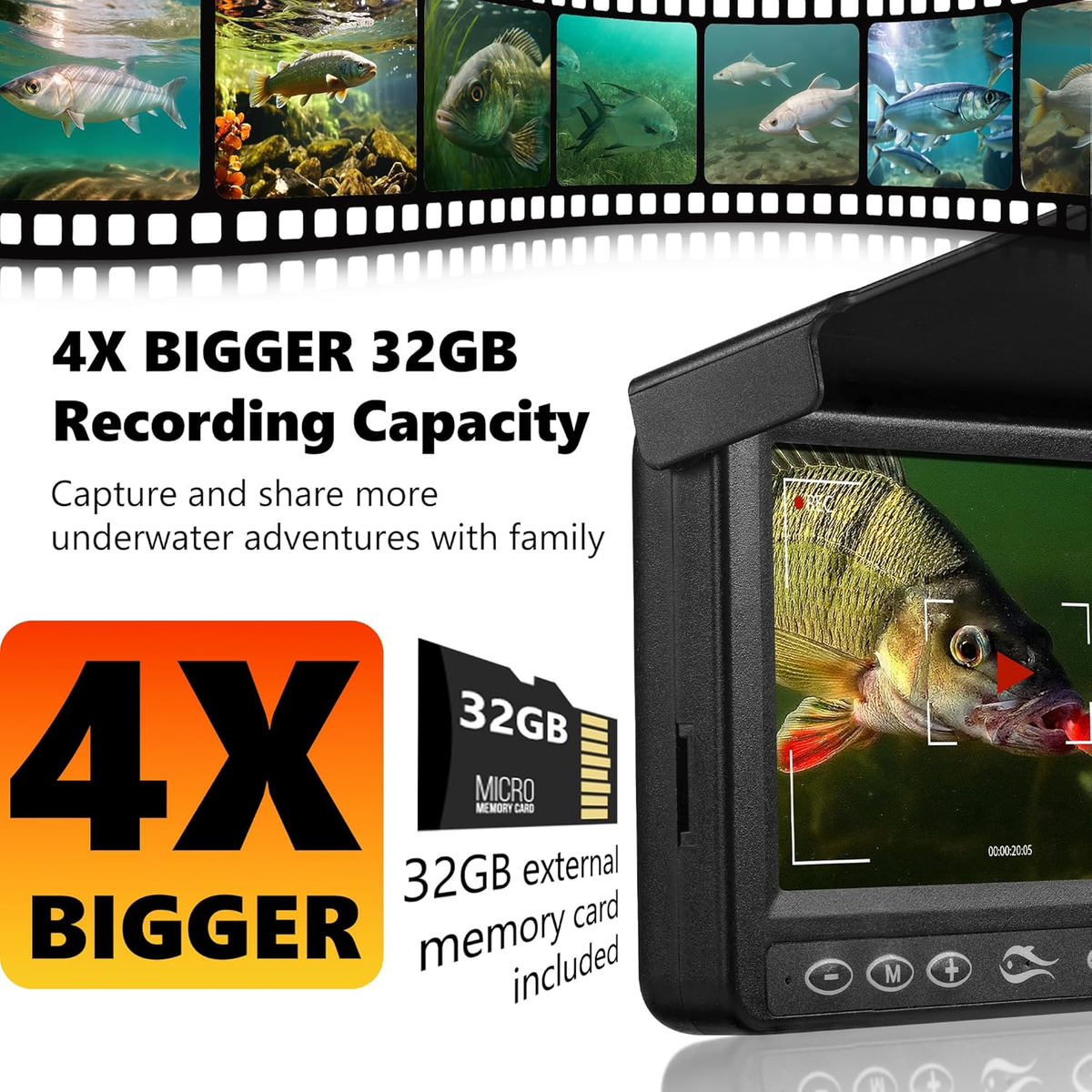 Onderwaterviscamera Fishfinder Professionele 4.3inch IPS HD Scherm Onderwater Fishfinder Camera for Bootvissen Zeevissen IJsvissen Lok de vis dichtbij(20m Onderwaterviscamera Fishfinder Professionele 4.3inch IPS HD Scherm Onderwater Fishfinder Camera for Bootvissen Zeevissen IJsvissen Lok de vis dichtbij(20m