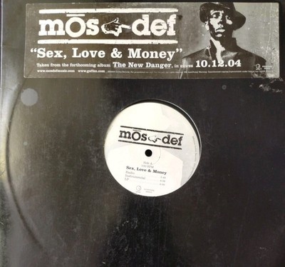 Mos Def Sex Love & Money / Ghetto Rock VG 12 Inch Vinyl