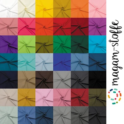 MAGAM-Stoffe "Noah" Bündchenstoff Feinstrick einfarbig ÖKO-TEX Meterware ab 50cm