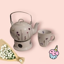 Cup+Mug Company Set Teekanne mit Stövchen, Tasse und Teelöffel