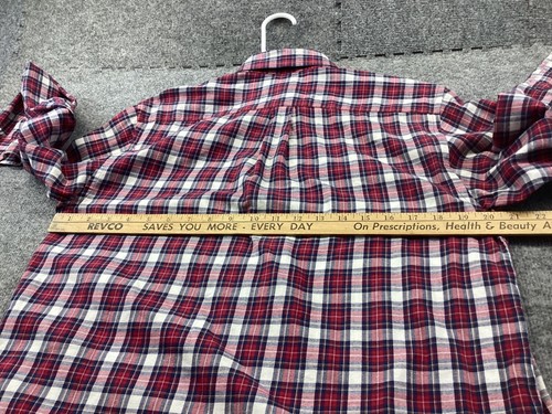 Vineyard Vines Shirt Boys X-Large Red Plaid Button Down Whale - Picture 9 of 12
