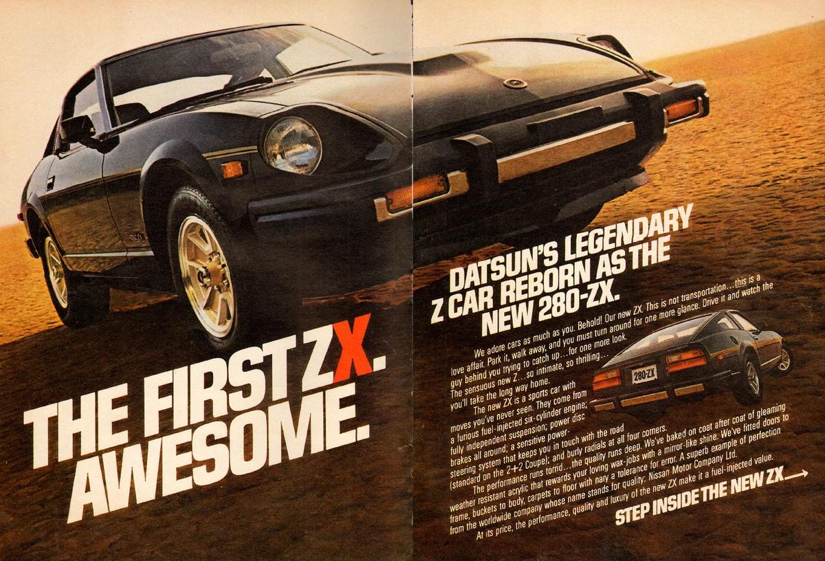 1978 Classic Car AD DATSUN 280 ZX THE FIRST ZX AWESOME! 2 pages 122616 |  eBay