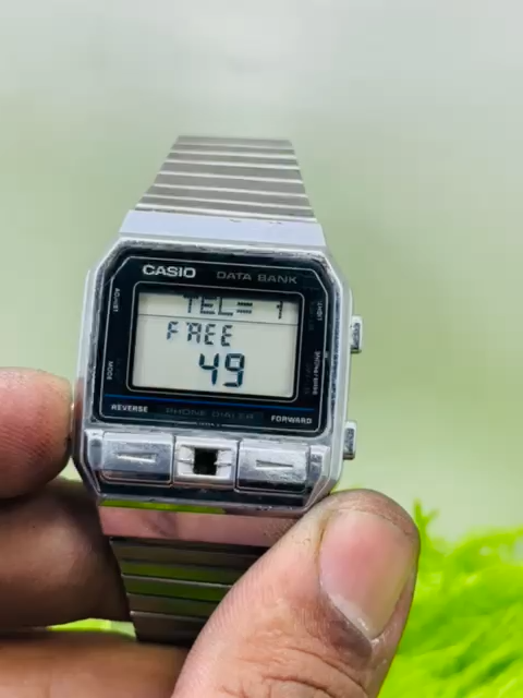 VIntage Casio 555 DBA-800 Phone Dialer Data Bank Digital Quartz