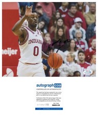 Xavier Johnson Indiana Basketball Young Star signed autograph 8x10 photo ACOA
