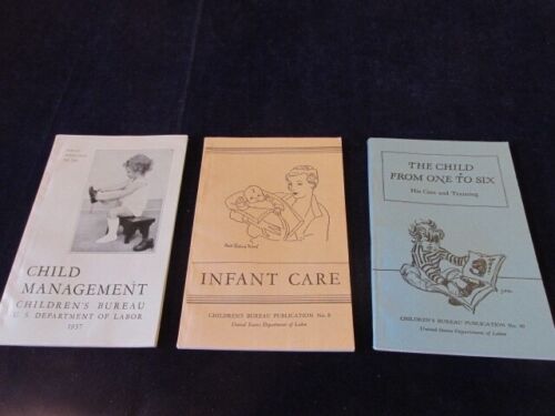 The Child From One to Six 1937 Infant Care Children's Bureau Booklet Lot  B135 - Picture 1 of 10