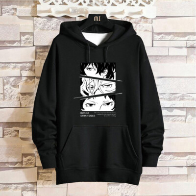 Anime Bungo Stray Dogs Unisex Hoodies SweatShirts Casual Long