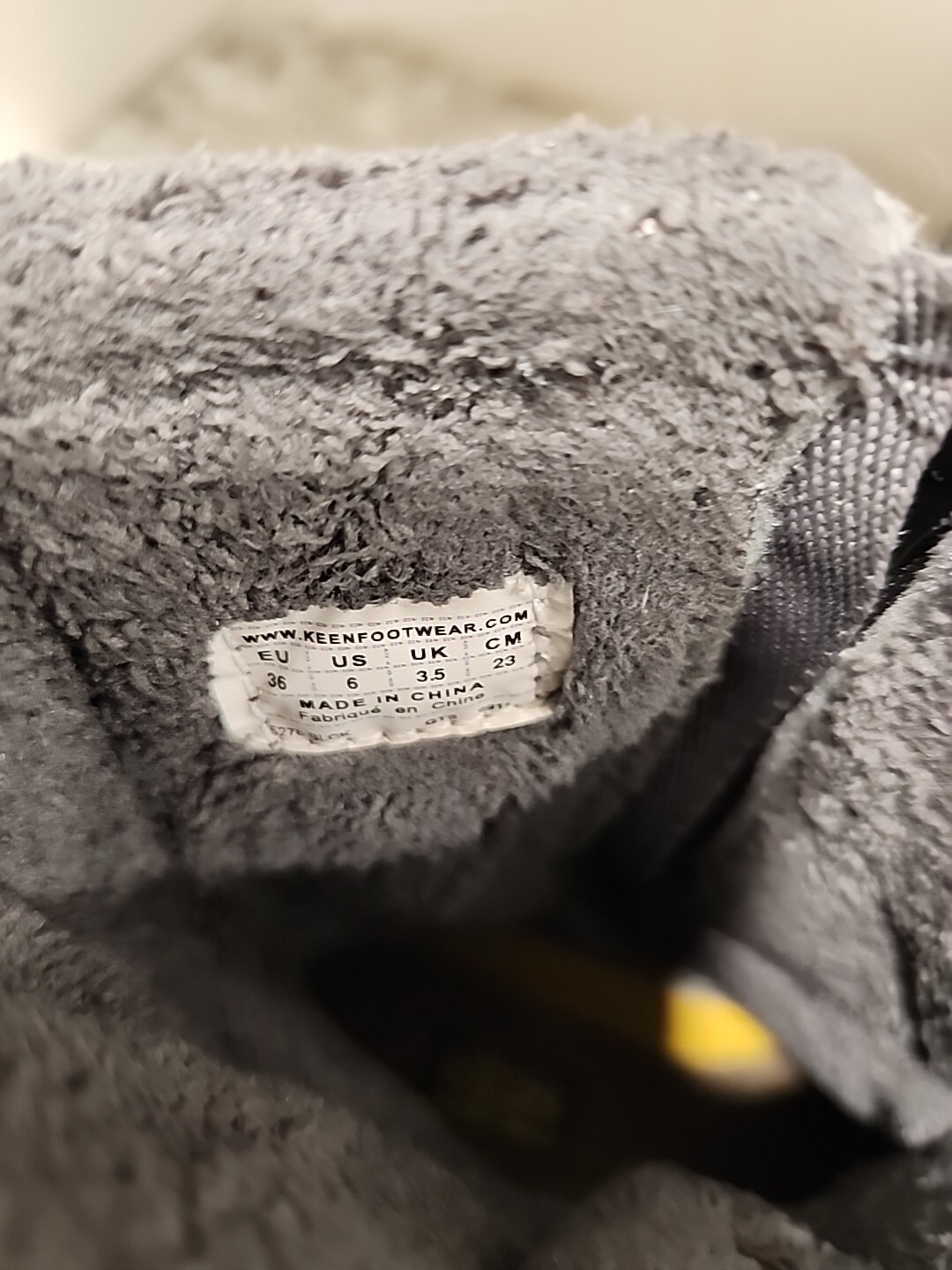 Stivali Keen taglia 6 trapuntati neri Betty invernali neve 200 grammi isolati asciutti